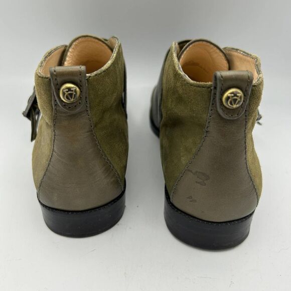 VC Signature by Vince Camuto 7M    Ankle Booties    Green Vi-Tallon Leather - Picture 7 of 11